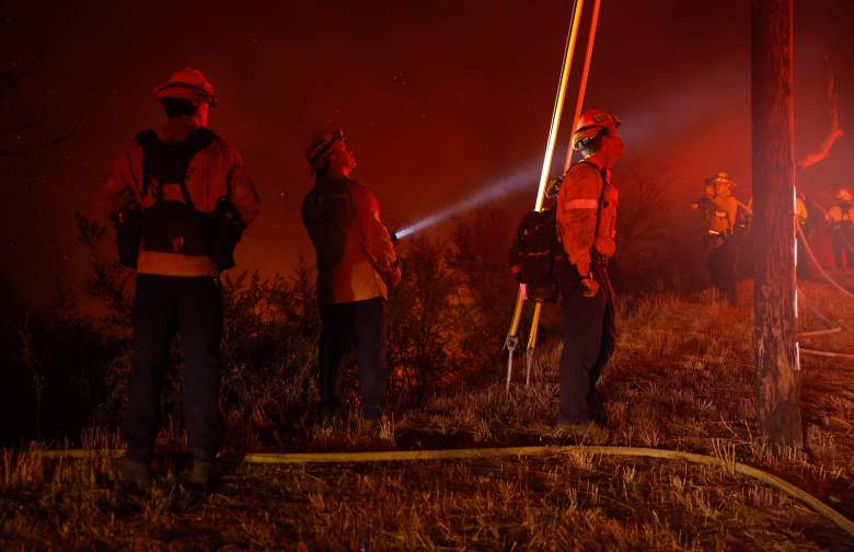 Santa Ana winds wildfire