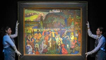 Rare Kandinsky Painting Stolen By Nazis Sells for $42M at Auction